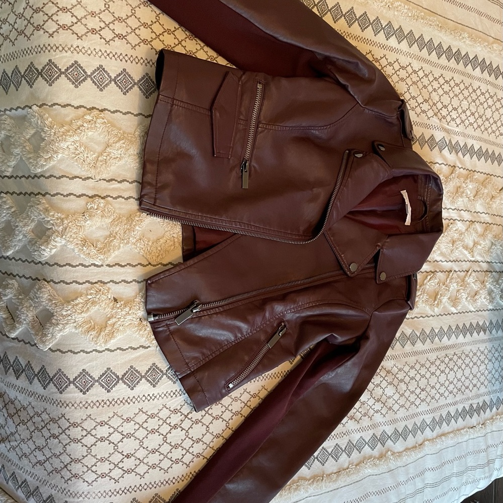 XS Faux moto jacket excellent condition